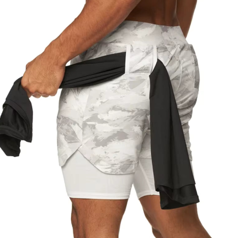 2 v 1 fitness šortky